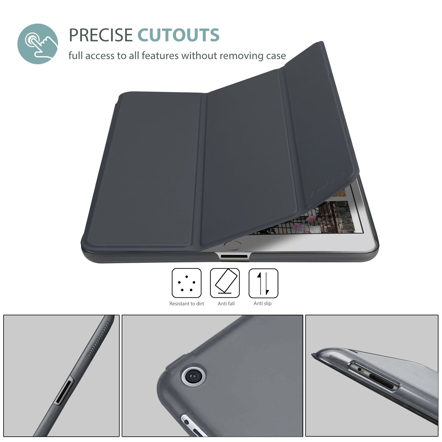 iPad 2 3 4 ケース(旧型) 超薄型 スタンド機能　背面カバー 黒 Amazon | ProCase iPad 2 3 4 ケース(旧型) 超薄型 軽量